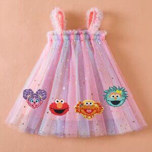 Zoe Dress Sesame Street Outfit Rosita First Birthday Cookie Monster Clothes Elmo